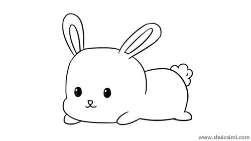兔子的简笔画卡通可爱立体