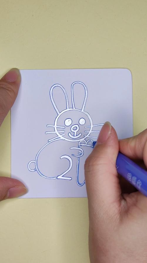 兔子数字简笔画