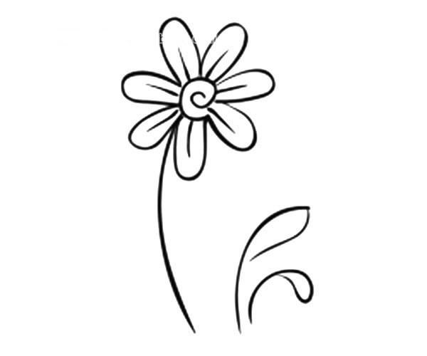 6款漂亮的小花简笔画图片小花朵的简单画法大全