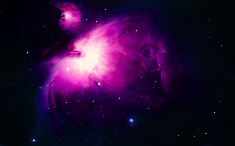 星空壁纸图片 紫色