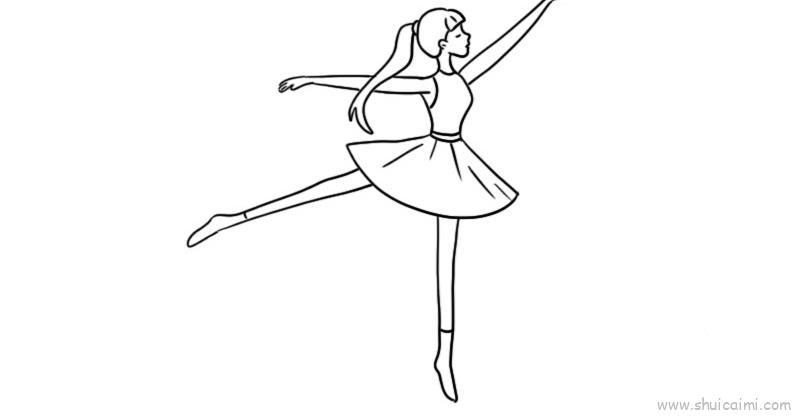 舞蹈家儿童画怎么画舞蹈家简笔画步骤