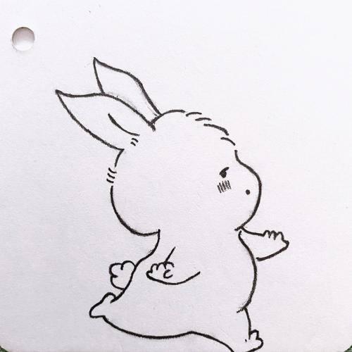 好看的小兔子简笔画