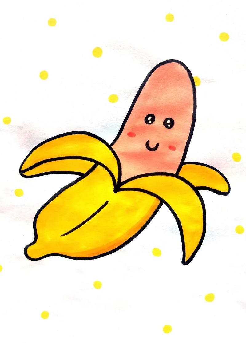 香蕉简笔画,水果简笔画.香蕉简笔画,水果简笔画,收藏起来留给 - 抖音
