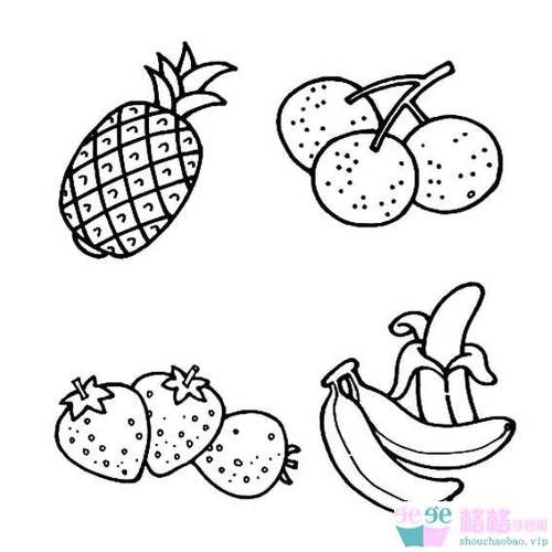 12种水果简笔画怎么画