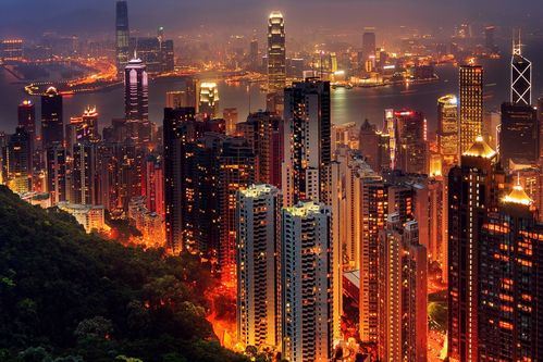 香港夜景图片手机壁纸