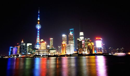 上海手机壁纸夜景，上海夜景壁纸手机超清全面屏