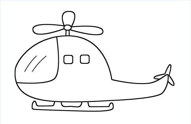 飞机如何画简笔画教程小学生