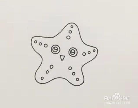 海螺海星简笔画