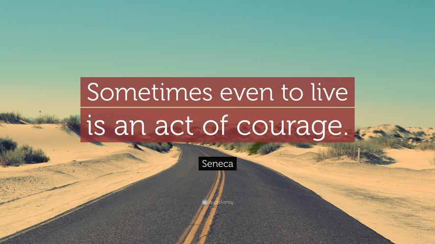 塞涅卡,勇气,励志,正能量,英文,4k,手绘,艺术壁纸古罗马哲学家塞涅卡