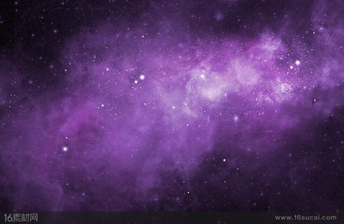 紫色系列的星空壁纸