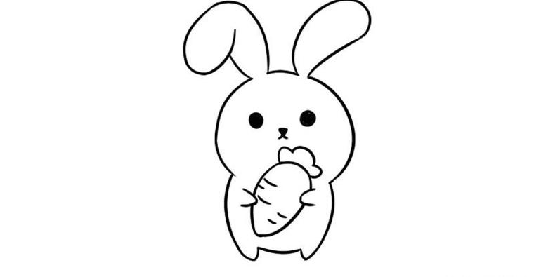 画一个小兔子简笔画 图文