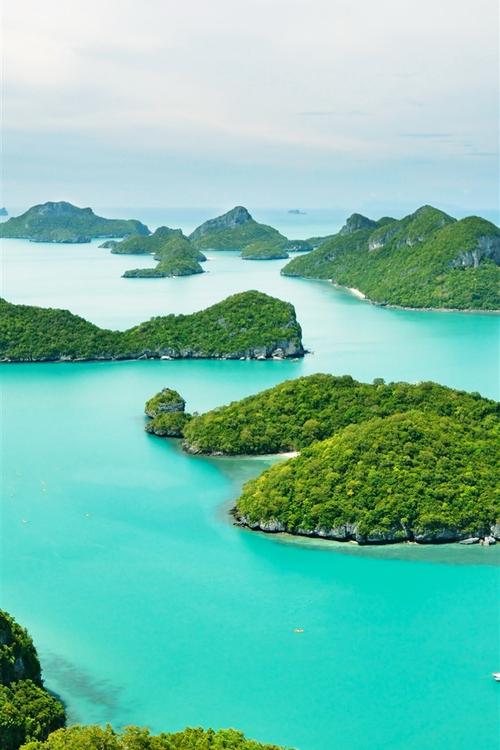 壁纸 泰国,普吉岛,蔚蓝的大海,船只,岛屿 2880x1800 hd 高清壁纸