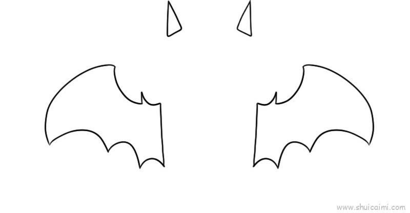 恶魔翅膀儿童画怎么画 恶魔翅膀简笔画简单又好看