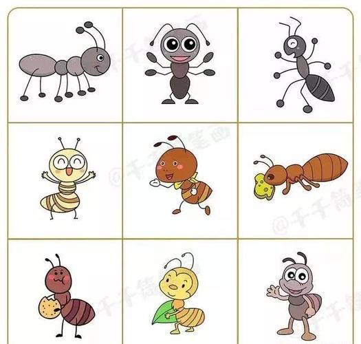 家的蚂蚁简笔画简笔画蚂蚁的画法蚂蚁简笔画步骤蚂蚁简笔画图片蚂蚁
