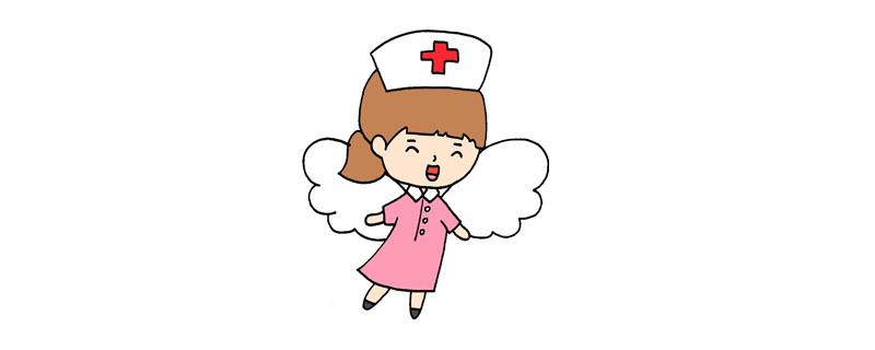 护士天使卡通简笔画
