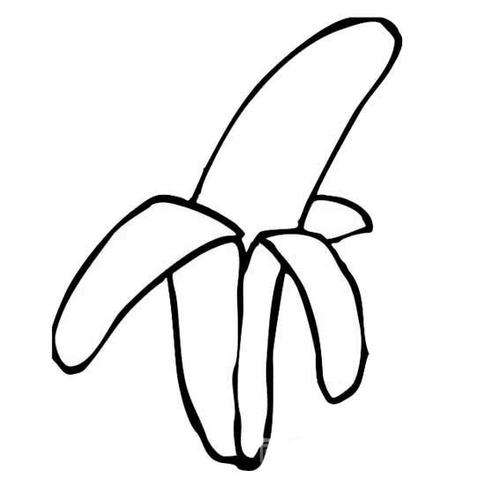 亲子简笔画香蕉的画法图片