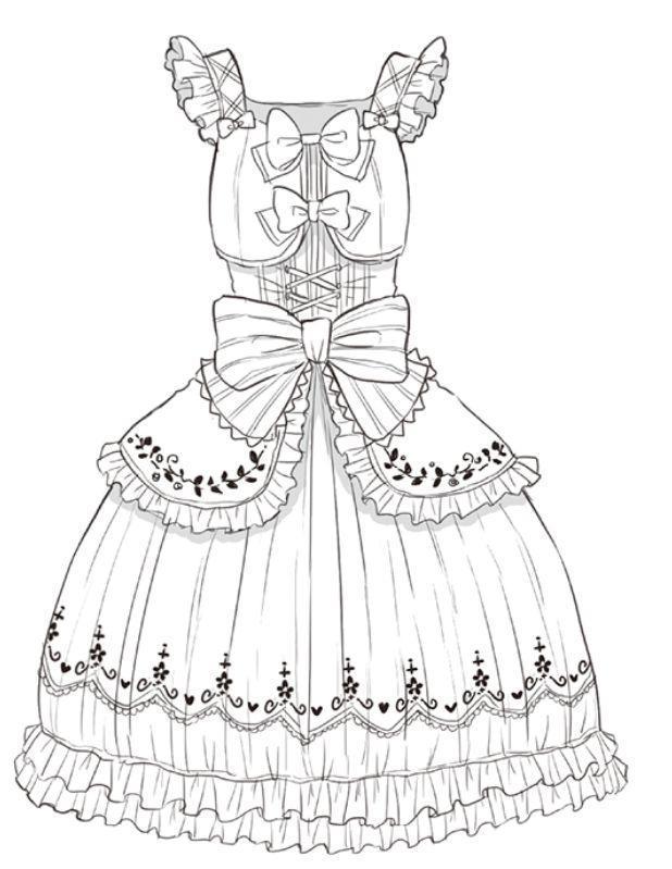 美少女的时尚好难懂?甜系洛丽塔的小洋裙该怎么画?