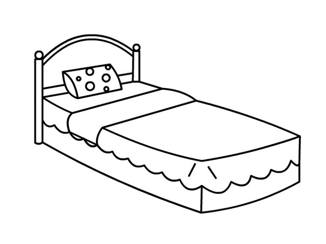 床怎么画 床简笔画-养娃家