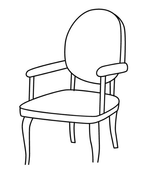简笔画椅子 - 简单简笔画