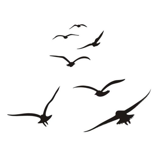 简笔画很可爱的海鸥