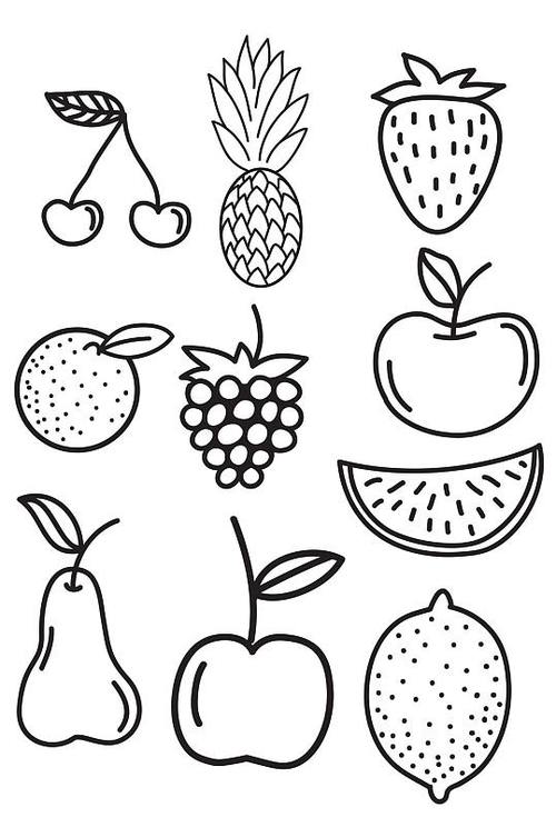 水果图简笔画图片-水果图简笔画素材-水果图简笔画模板大全-众图网