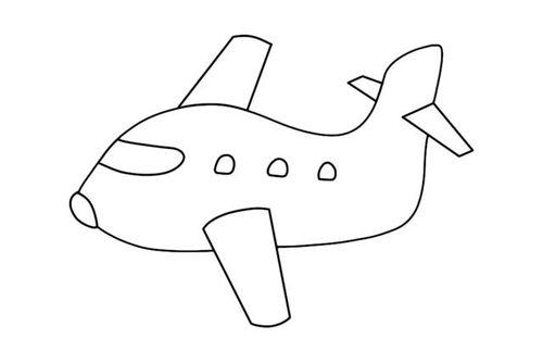 可爱小飞机如何画简笔画