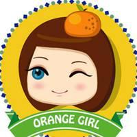 拿橘子的女孩卡通头像_微信头像图片大全