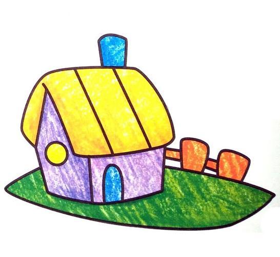 幼儿园小房子简笔画大全最简单