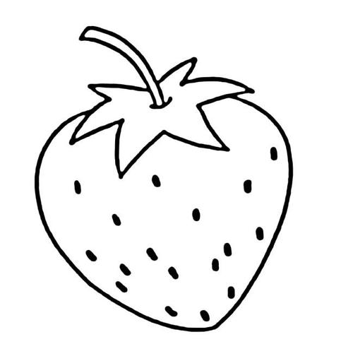 简笔画图片内容包含相关水果简笔画栏目里的 草莓简笔画图片大全三