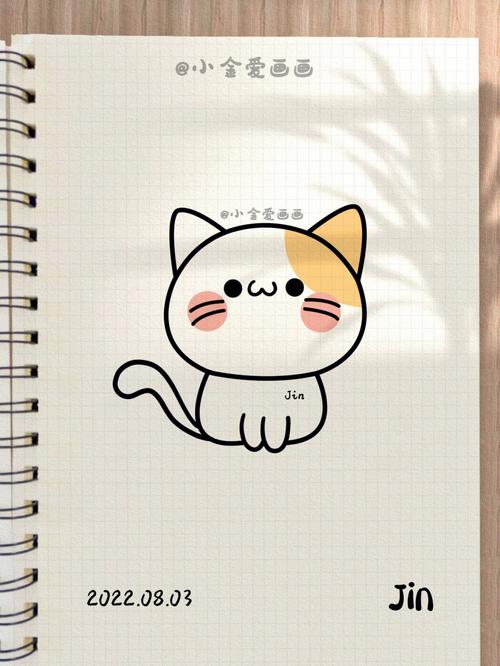 零基础动物简笔画1简笔画教程小猫咪