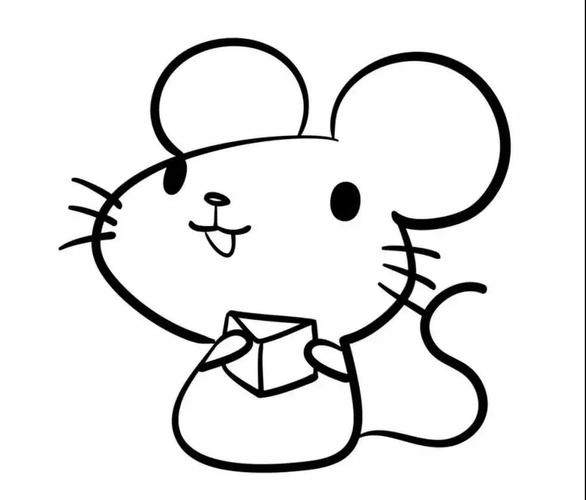 小老鼠简笔画简单又好看幼儿园