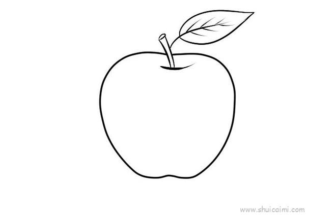 儿童画画苹果简笔画大全