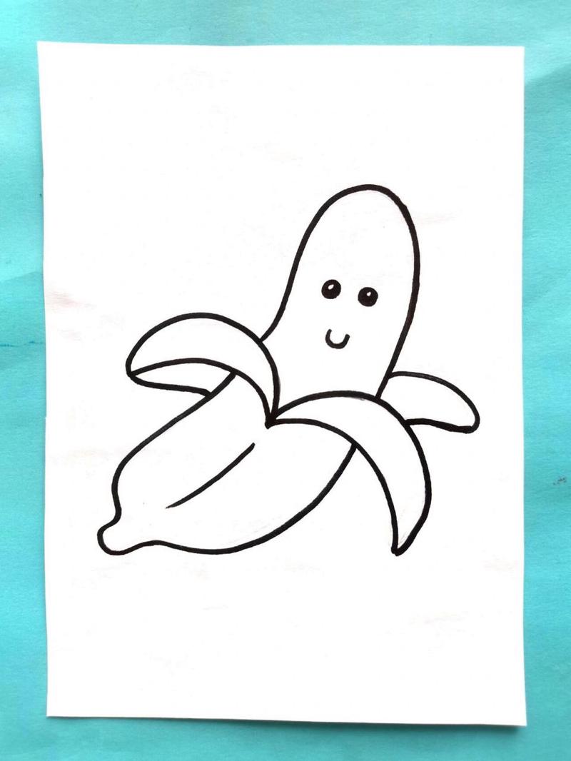 香蕉图片水果简笔画图片