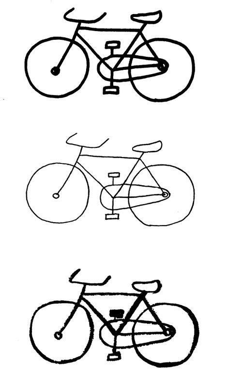 怎么简单分步画自行车简笔画自行车教程图片大