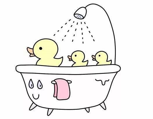 小鸭洗澡嘎嘎嘎
