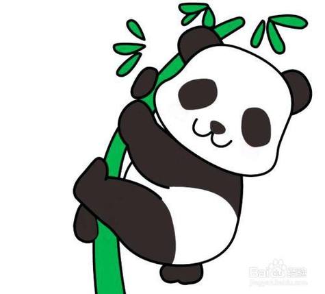 大熊猫简笔画图片大全儿童画