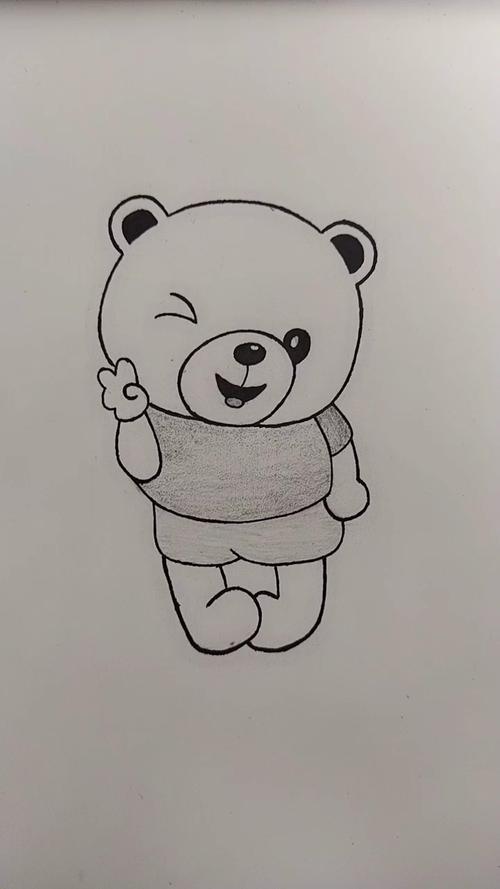 小熊的简笔画小熊的简笔画简单又好看