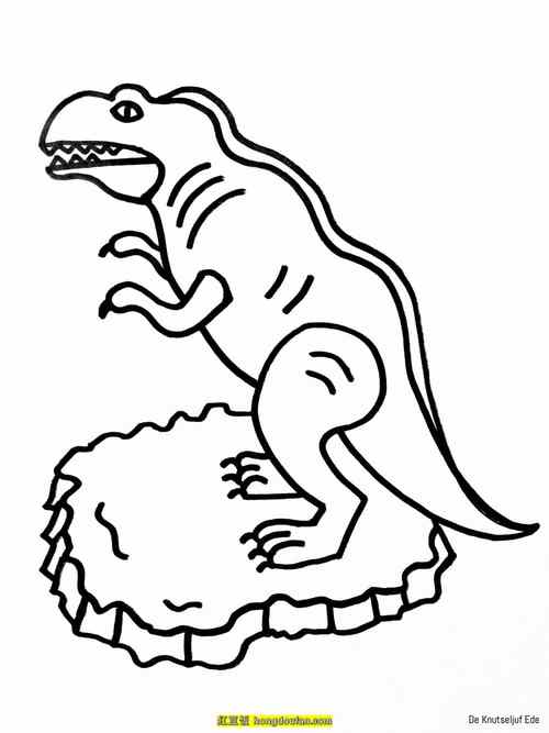 画简单的恐龙简笔画