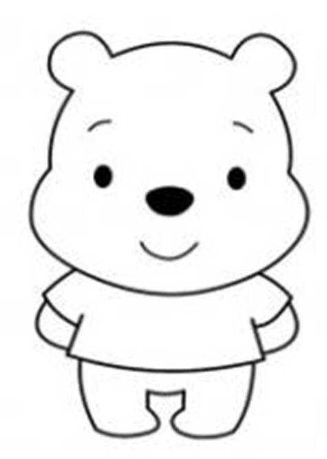 简单的小熊简笔画手绘图片简笔画——一看就会的可爱小熊画法