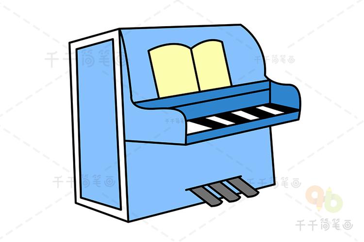 钢琴简笔画 简单卡通 图文