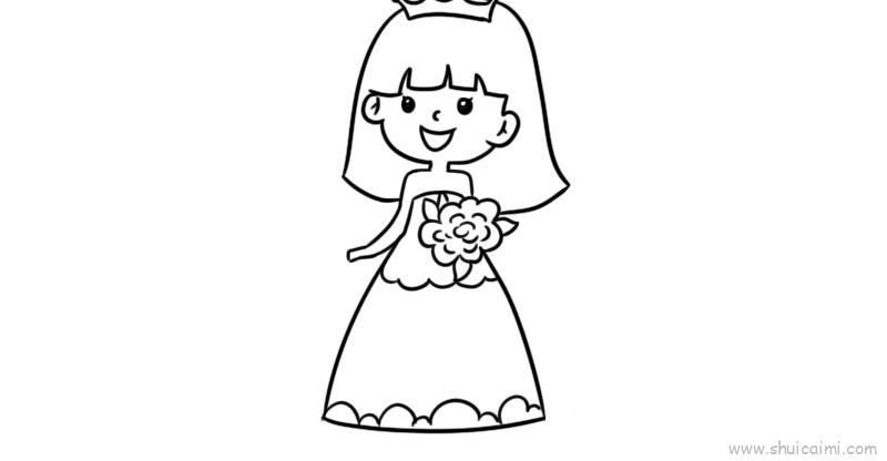 新娘婚纱教程儿童画怎么画 新娘婚纱教程简笔画简单又好看
