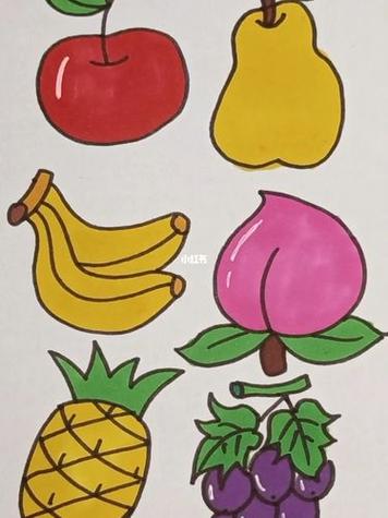 一年级好吃的水果简笔画