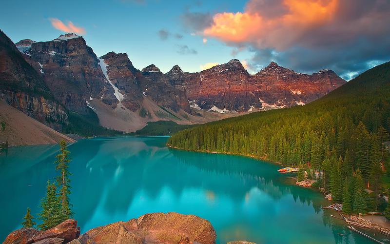 好看的蓝天白云加拿大自然风景图片电脑桌面壁纸第一辑