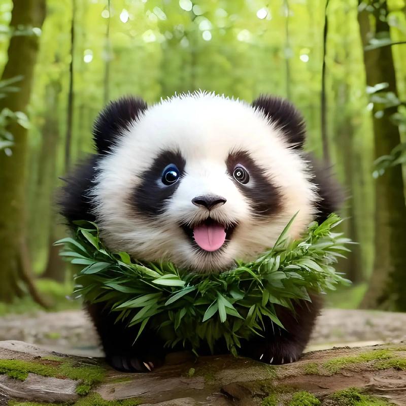 超可爱熊猫头像94.#大熊猫 #熊猫 #熊猫头像 - 抖音