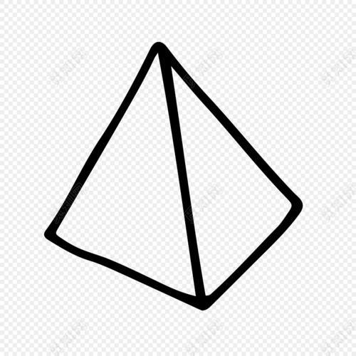 三角形组成的图案简笔画