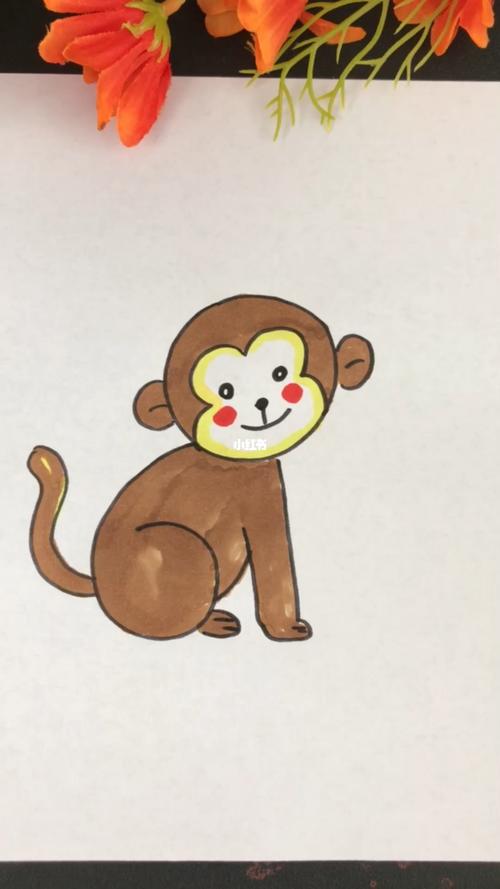 简笔画猴子简单又好看