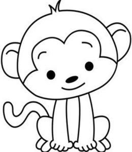 猴子简笔画大全最简单漂亮
