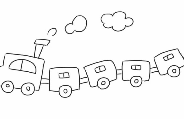 8月最新儿童简笔画小火车儿童简笔画小火车的图片