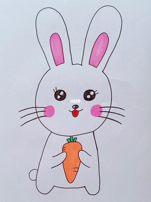 简单画小白兔