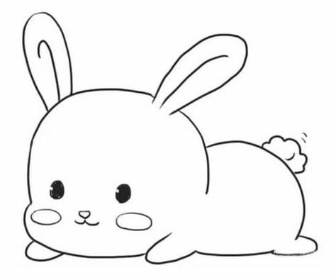 兔子怎么画 简笔画儿童